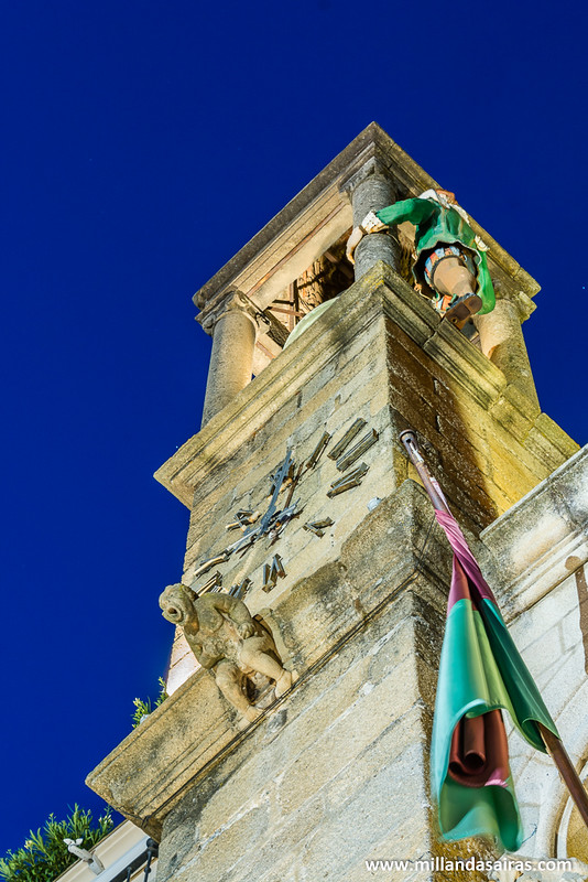 Torre del Ayuntamiento con el abuelo Mayorga en lo alto