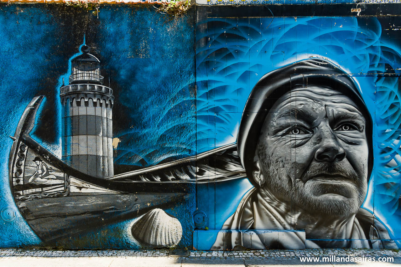 Graffitti en la calle dos Marnotos