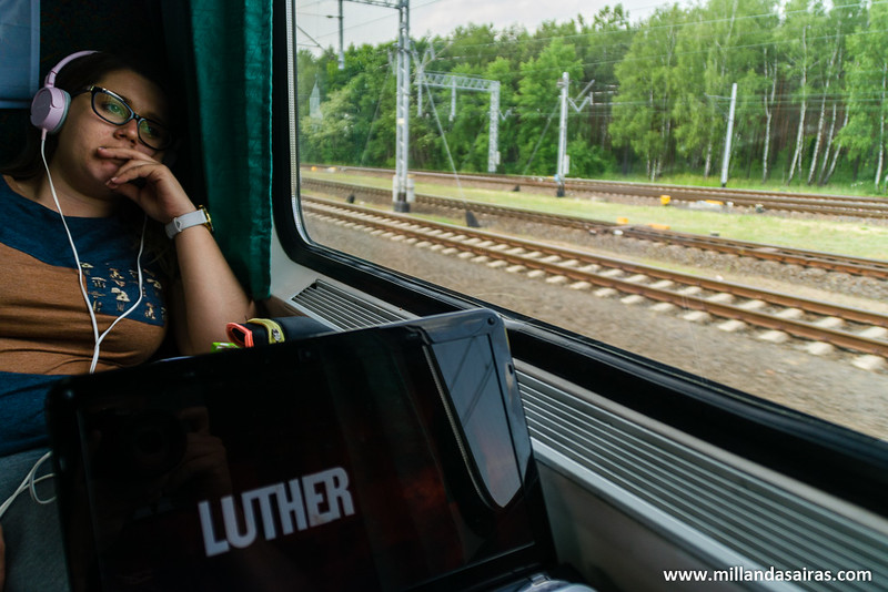 En tren hacia Varsovia